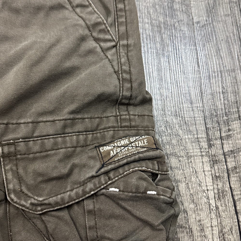 Vintage Y2K Aeropostale Brown Cargo Baggy Shorts - Picture 7 of 7